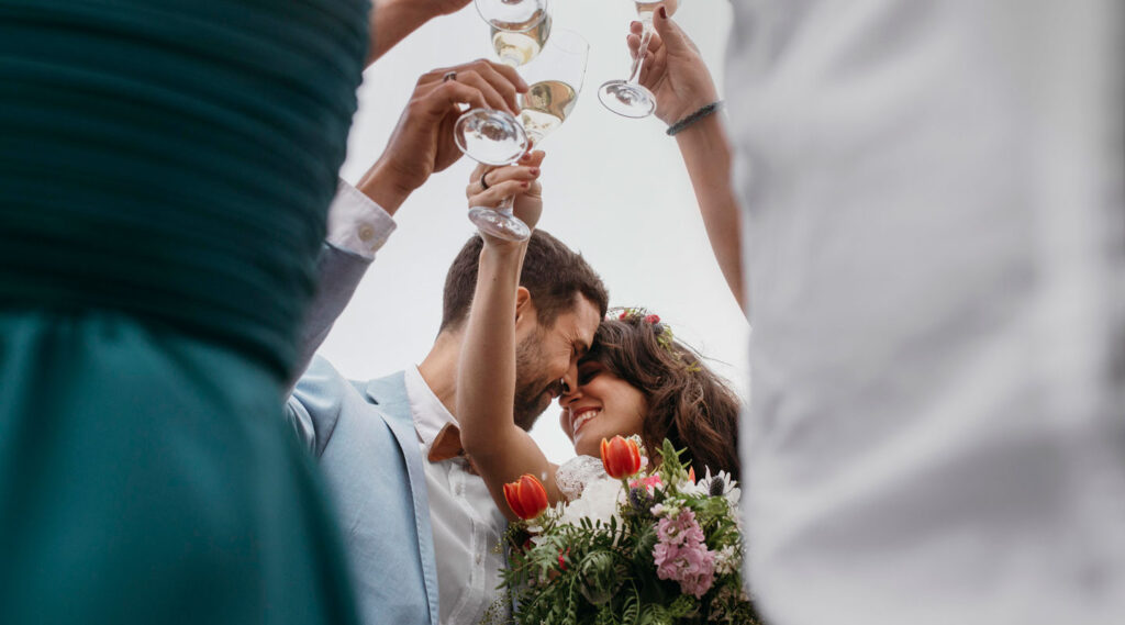 Festa di nozze in una location per matrimoni in Lombardia